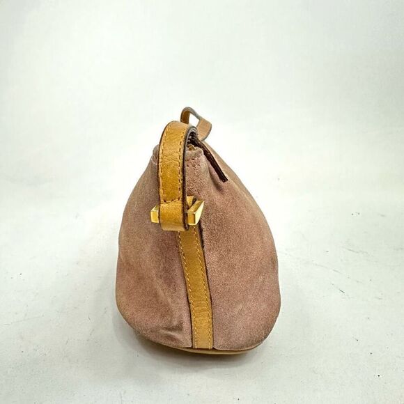 Vintage Gucci Pink Suede Boat Pochette - Picture 4 of 16